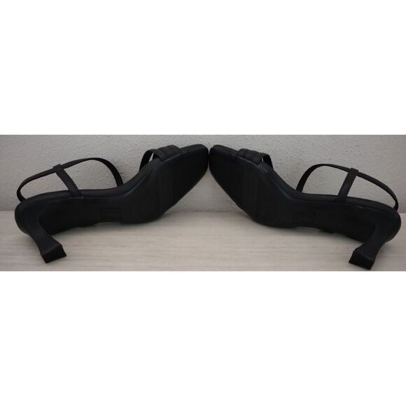 Naturalizer I9063S1001 WMN Sz 7.5M Black Faux Leather Galaxy Dress Sandals - Picture 4 of 16